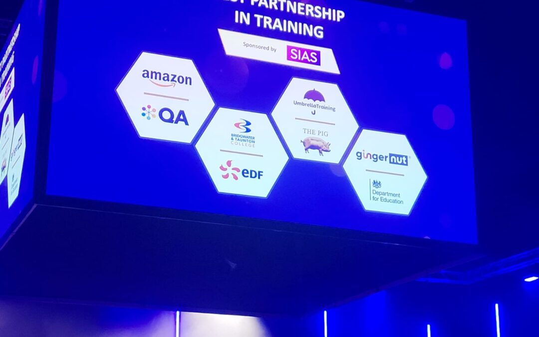 Partnership with the Department for Education team recognised at the Apprenticeship & Training Awards